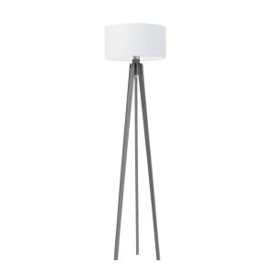 Lampa podłogowa MIAMI tripod design Popielaty/ Biały 1003635 Lampa podłogowa MIAMI tripod design Popielaty/ Biały 1003635