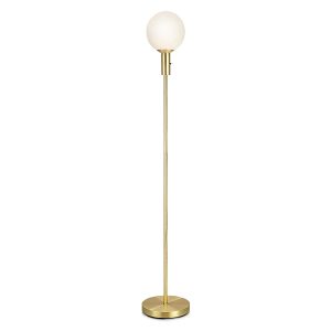 Lampa podłogowa Minna metalowa biało-złota 54854 Lampa podłogowa Minna metalowa biało-złota 54854