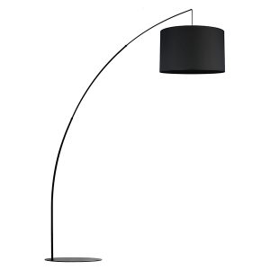 Lampa podłogowa Moby metalowa czarna 266358 Lampa podłogowa Moby metalowa czarna 266358