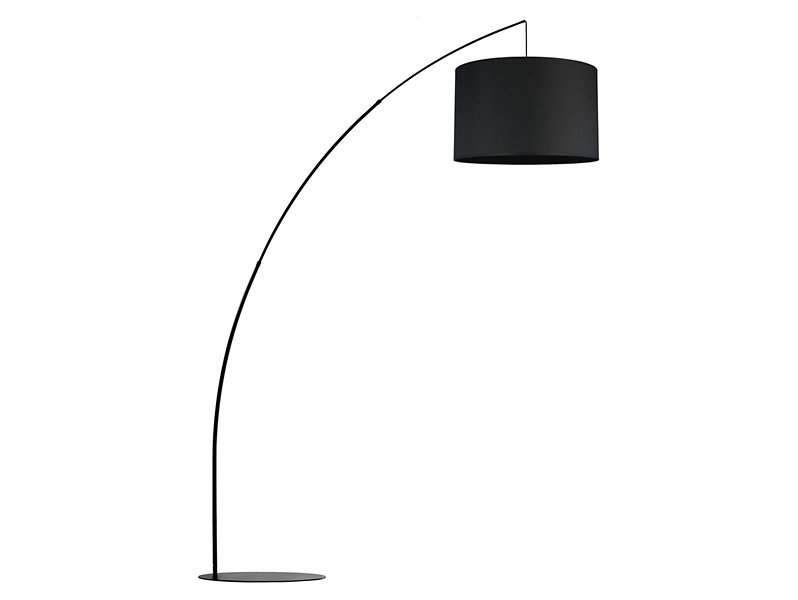 Lampa podłogowa Moby metalowa czarna 266358
