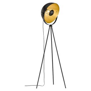 Lampa podłogowa Mona stalowa czarno-złota 57963 Lampa podłogowa Mona stalowa czarno-złota 57963