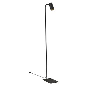 Lampa podłogowa Mono stalowa czarna 44087 Lampa podłogowa Mono stalowa czarna 44087