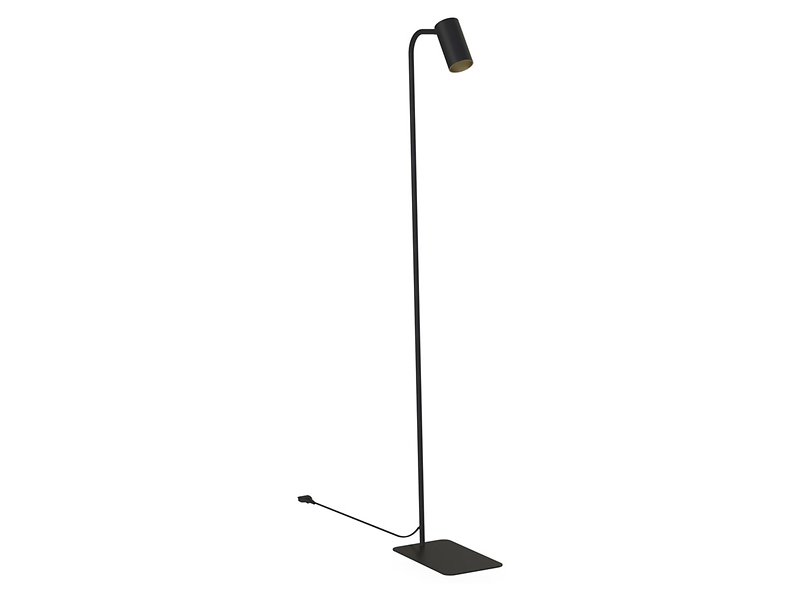 Lampa podłogowa Mono stalowa czarna 44087
