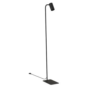 Lampa podłogowa Mono stalowa czarna 44078 Lampa podłogowa Mono stalowa czarna 44078