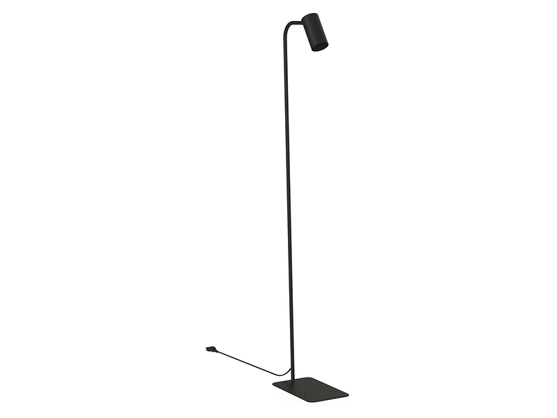 Lampa podłogowa Mono stalowa czarna 44078