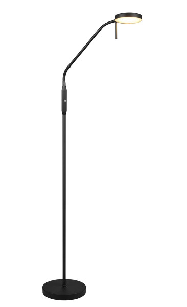 Lampa podłogowa MORENO czarna matowa LED 1x3W Odcienie bieli 300lm RL 1050447
