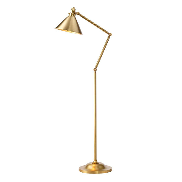 Lampa podłogowa mosiężna Provence 1xE27x60W wym:167x34x58cm Elstead 891681
