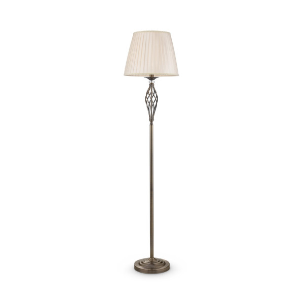 Lampa podłogowa mosiężno-złota GRACE 1xE14x40W wym:165x38x38cm Maytoni 891769