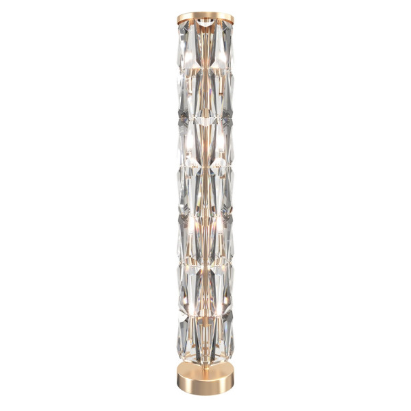 Lampa podłogowa mosiężno-złota PUNTES 8xE14x60W wym:126,5x20x20cm Maytoni 883376