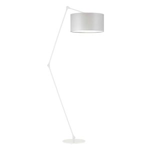 Lampa podłogowa na wysięgniku BARI Biały – Jasny Szary 872534 Lampa podłogowa na wysięgniku BARI Biały – Jasny Szary 872534