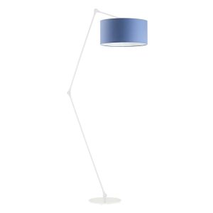 Lampa podłogowa na wysięgniku BARI Biały – Niebieski 872560 Lampa podłogowa na wysięgniku BARI Biały – Niebieski 872560