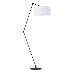 Lampa podłogowa na wysięgniku BARI Czarny – Biały 872521 Lampa podłogowa na wysięgniku BARI Czarny – Biały 872521