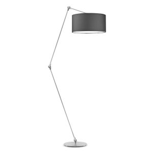 Lampa podłogowa na wysięgniku BARI Srebrny – Grafitowy 872523 Lampa podłogowa na wysięgniku BARI Srebrny – Grafitowy 872523
