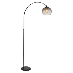 Lampa podłogowa Newcastle metalowa czarna 134598 Lampa podłogowa Newcastle metalowa czarna 134598