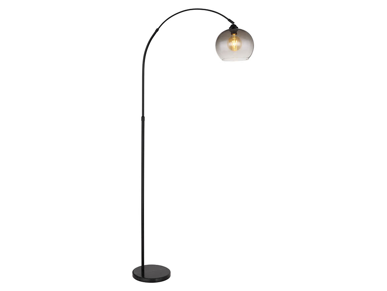 Lampa podłogowa Newcastle metalowa czarna 134598