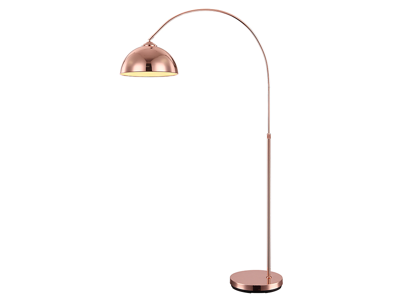 Lampa podłogowa Newcastle metalowa miedziana 26820