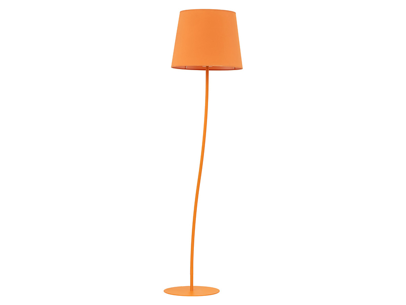 Lampa podłogowa Nicola metalowa pomarańczowa 266134