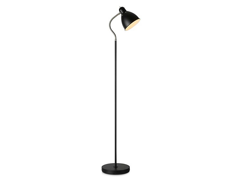 Lampa podłogowa Nitta metalowa czarna 39365