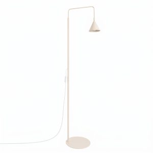 Lampa podłogowa NOX 1-punktowa stalowa beżowa 1069113 Lampa podłogowa NOX 1-punktowa stalowa beżowa 1069113