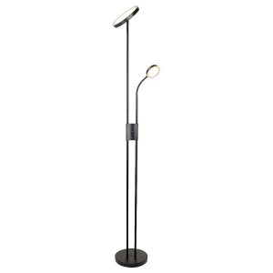 Lampa podłogowa Ophus czarna LED 2x23W Ciepła biel 2110lm Rabalux 954075 Lampa podłogowa Ophus czarna LED 2x23W Ciepła biel 2110lm Rabalux 954075