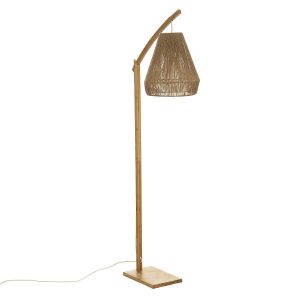 LAMPA PODŁOGOWA Palm naturalna PLECIONY ABAŻUR bambus 438573 LAMPA PODŁOGOWA Palm naturalna PLECIONY ABAŻUR bambus 438573
