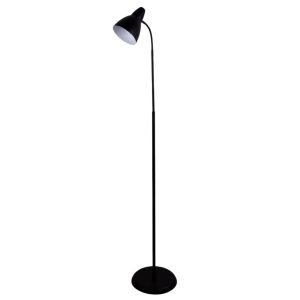 Lampa podłogowa PARG czarna-biała metal E27 130 cm 1068269 Lampa podłogowa PARG czarna-biała metal E27 130 cm 1068269