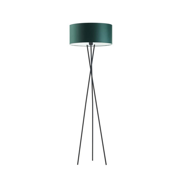 Lampa podłogowa PARYŻ do sypialni dziecka Czarny/ Zieleń Butelkowa 900175