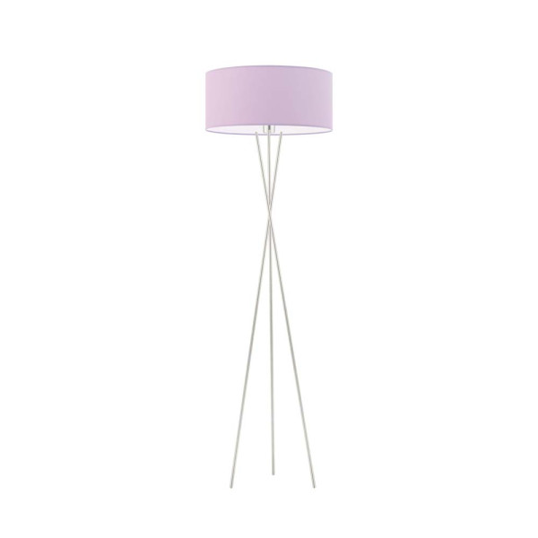 Lampa podłogowa PARYŻ dziecięca Srebrny/ Jasny Fioletowy 900164