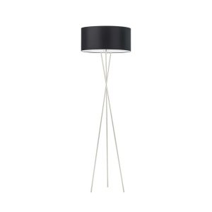 Lampa podłogowa PARYŻ loftowa do sypialni Srebrny/ Czarny 900218
