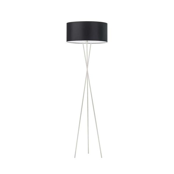 Lampa podłogowa PARYŻ loftowa do sypialni Srebrny/ Czarny 900218