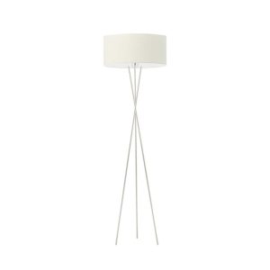 Lampa podłogowa PARYŻ loftowa do sypialni Srebrny/ Ecru 900156