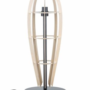 Lampa podłogowa PLYWOOD boho ze sklejki beżowa 81 cm E27 LED do salonu 1068270