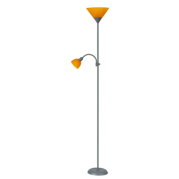 Lampa podłogowa pomarańczowa Action 2xE27x60W wym:178x24,2x24,2cm Rabalux 954064