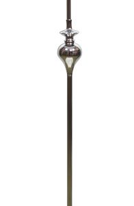 Lampa podłogowa PRIMA chromowy 1×60 e27 abażur srebrny 360438 Lampa podłogowa PRIMA chromowy 1×60 e27 abażur srebrny 360438