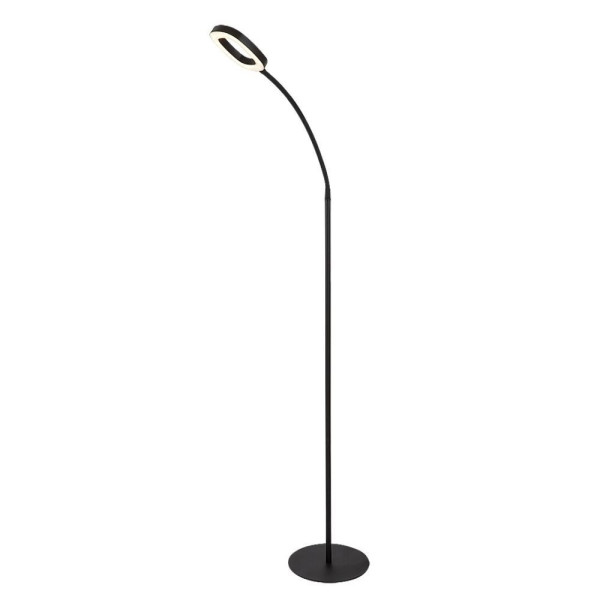 Lampa podłogowa Rader czarno-biała LED 1x11W Ciepła biel 570lm Rabalux 954087