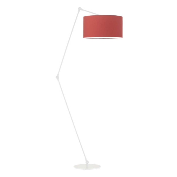 Lampa podłogowa regulowana BARI Biały - Czerwony 872509