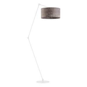 Lampa podłogowa regulowana BARI Biały – Szary Melanż 872512 Lampa podłogowa regulowana BARI Biały – Szary Melanż 872512