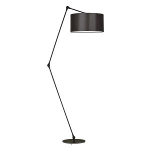 Lampa podłogowa regulowana BARI Czarny – Brązowy 872519 Lampa podłogowa regulowana BARI Czarny – Brązowy 872519