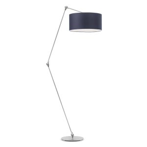 Lampa podłogowa regulowana BARI Srebrny – Granatowy 872527 Lampa podłogowa regulowana BARI Srebrny – Granatowy 872527