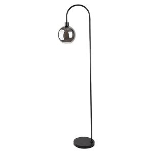Lampa podłogowa Ricardo metalowa czarna 299324 Lampa podłogowa Ricardo metalowa czarna 299324