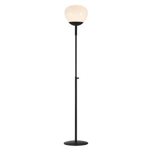 Lampa podłogowa Rise metalowa biało-czarna 44887 Lampa podłogowa Rise metalowa biało-czarna 44887