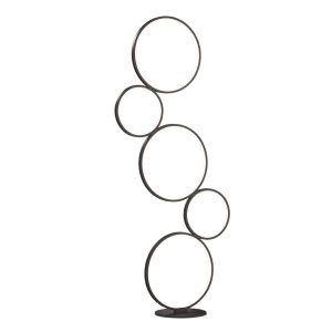 Lampa podłogowa RONDO czarna LED 1x36W Ciepła biel 3200lm Trio 891896 Lampa podłogowa RONDO czarna LED 1x36W Ciepła biel 3200lm Trio 891896