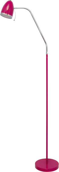 Lampa podłogowa różowo-srebrna KAJTEK 1xE27x40W wym:135x45x20cm Kaja 1050097