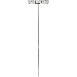 Lampa podłogowa salon kryształy srebrna 61131 Lampa podłogowa salon kryształy srebrna 61131