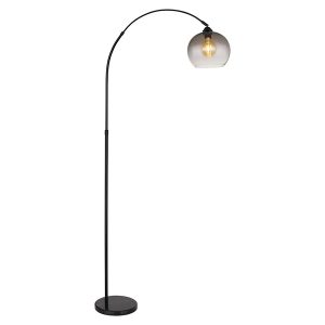 Lampa podłogowa Selma metalowa czarna 703686 Lampa podłogowa Selma metalowa czarna 703686