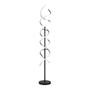 Lampa podłogowa SEQUENCE srebrno-czarna LED 1x32W 4000lm Trio 883397 Lampa podłogowa SEQUENCE srebrno-czarna LED 1x32W 4000lm Trio 883397
