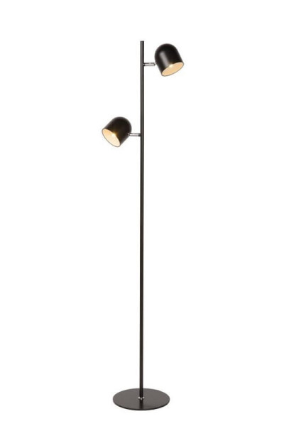 Lampa podłogowa SKANSKA czarna LED 2x5W Ciepła biel 450lm Lucide 1050325