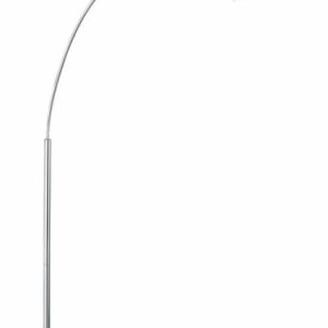 Lampa podłogowa srebrno-biała BRASILIA 1xE27x60W wym:180x30x30cm RL 1050527 Lampa podłogowa srebrno-biała BRASILIA 1xE27x60W wym:180x30x30cm RL 1050527