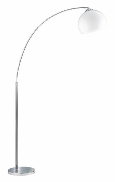 Lampa podłogowa srebrno-biała BRASILIA 1xE27x60W wym:180x30x30cm RL 1050527