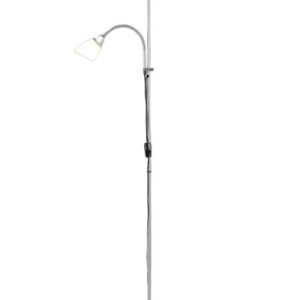 Lampa podłogowa srebrno-biała ERZWO 2xE27x20W wym:180x28x22,5cm RL 891827 Lampa podłogowa srebrno-biała ERZWO 2xE27x20W wym:180x28x22,5cm RL 891827